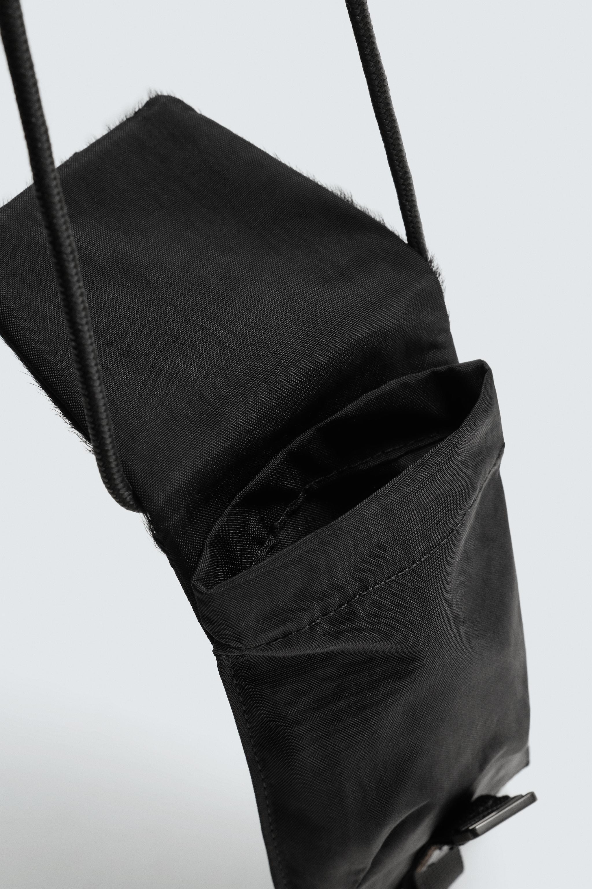 CROSSBODY BAG WITH FAUX FUR DETAIL X SR_A